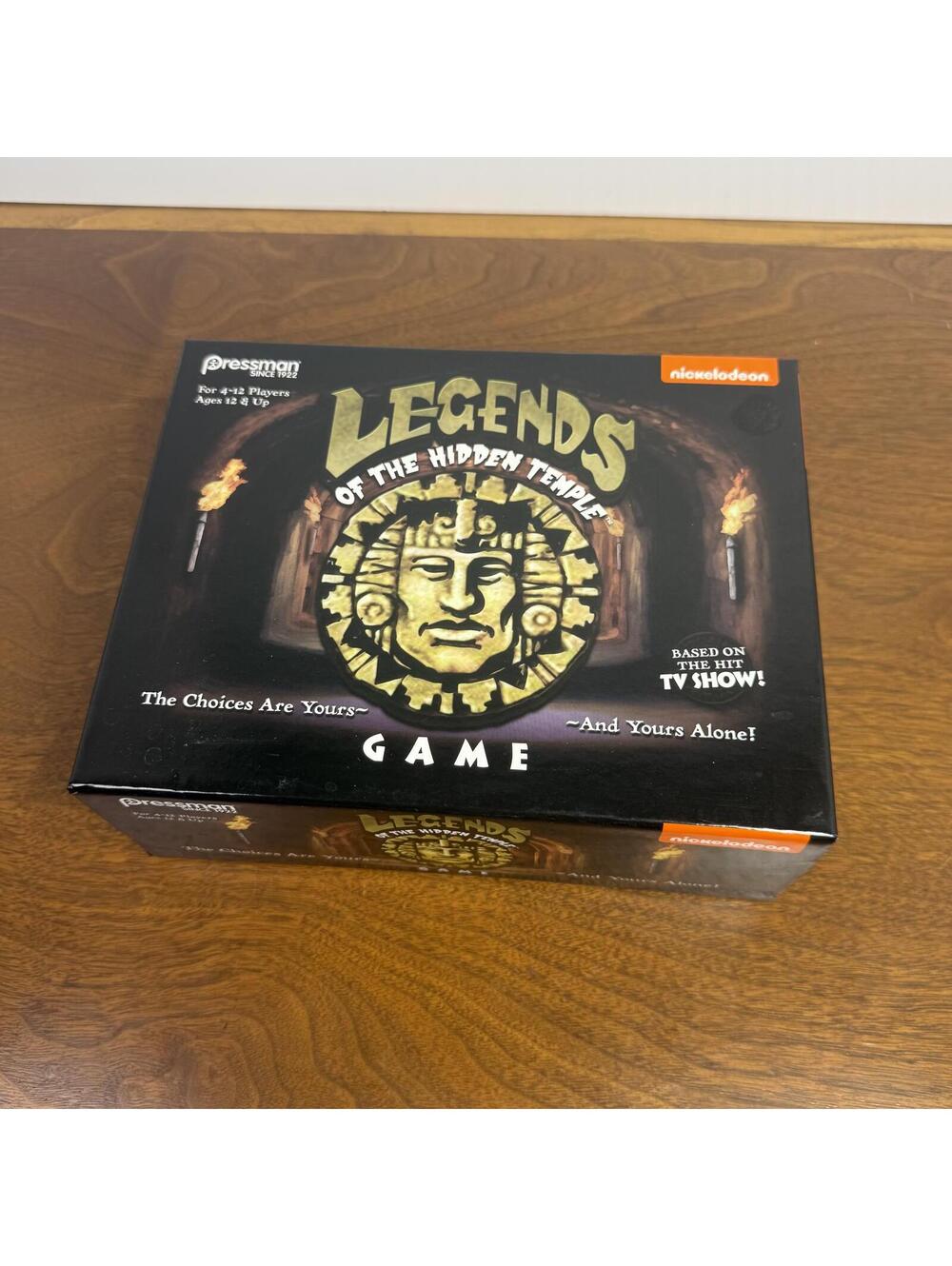 Legends of the Hidden Temple Board Game 2017 Pressman Nickelodeon Complete